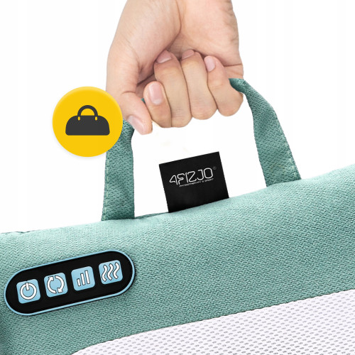 Масажна подушка  4FIZJO Shiatsu Lite Green  - фото №2